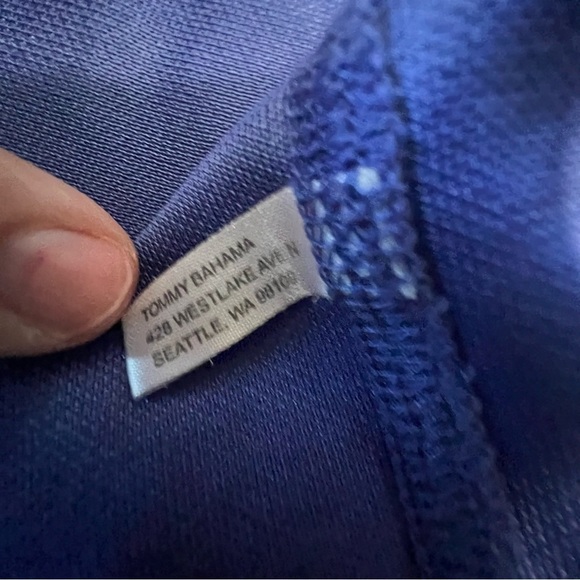 Tommy Bahama Men's Short-Sleeve Marlin Pocket Embroidery Blue XL - Picture 4 of 12